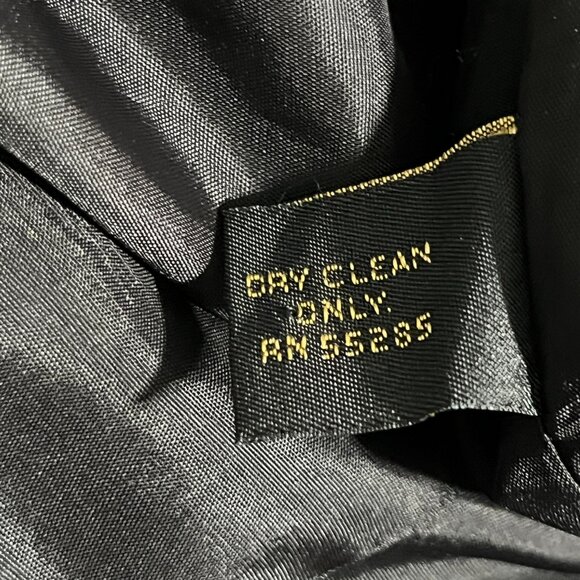 Express Womens Vintage Taffeta Trench Coat 8 Glam Gala Occasion Party New Years - Picture 6 of 10